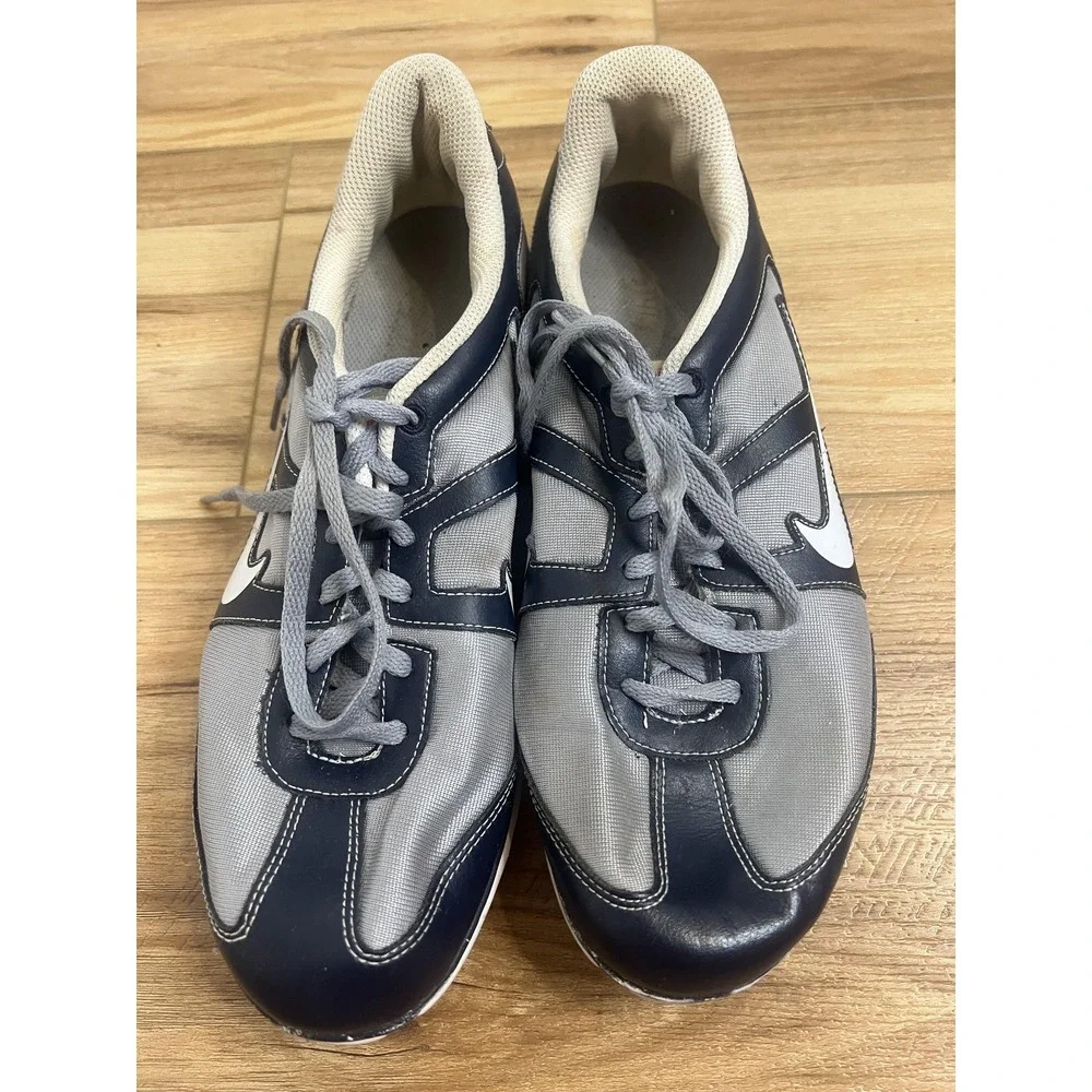 Vtg Nike Oceania NM Shoes WM Size 7.5 Gray Navy Mesh Athletic‎ Running Sneakers
